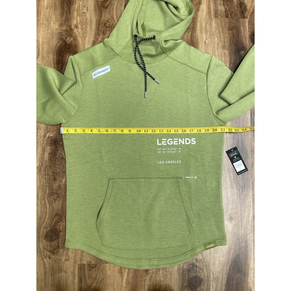LEGENDS HAWTHORNE TECH HOODIE LOS ANGELES GREEN SWEATSHIRT MEN'S Medium - Picture 6 of 8